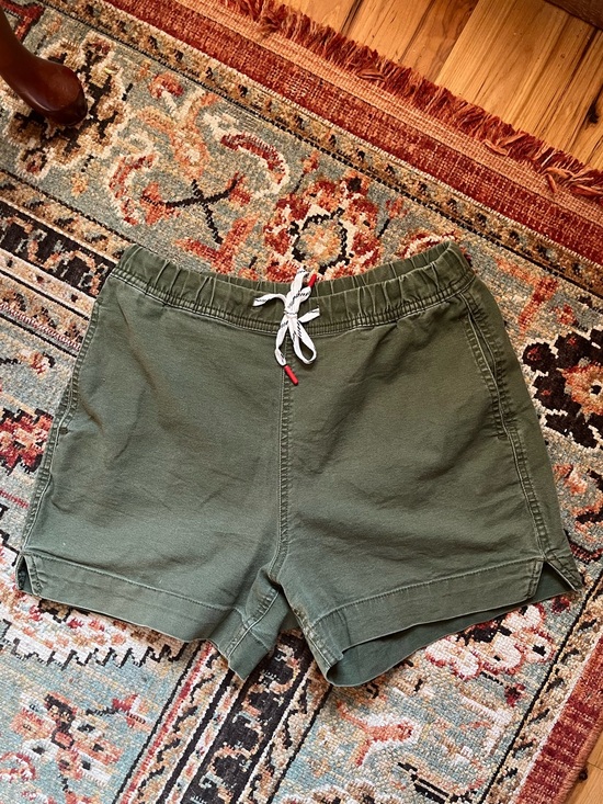 Topo Designs Pants - Topo Designs Women’s Cotton Olive Army Green Shorts Medium